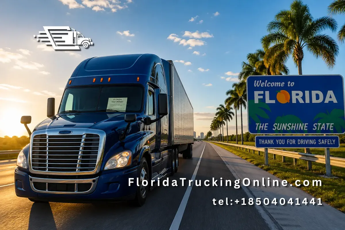 Florida trip permit truck highway