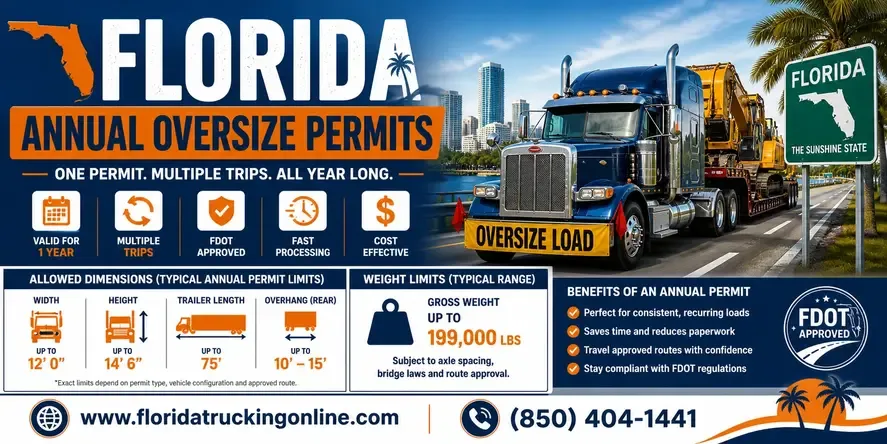 Florida Annual Oversize Permits (Blanket Permits)