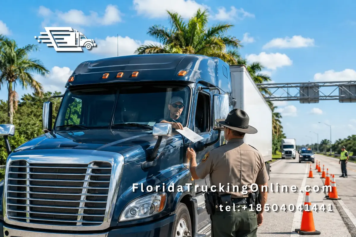 Florida trip permit truck inspection