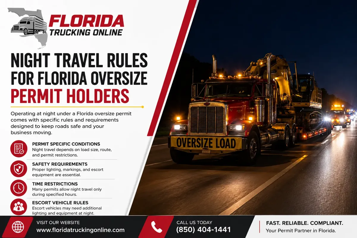 Florida night travel permit
