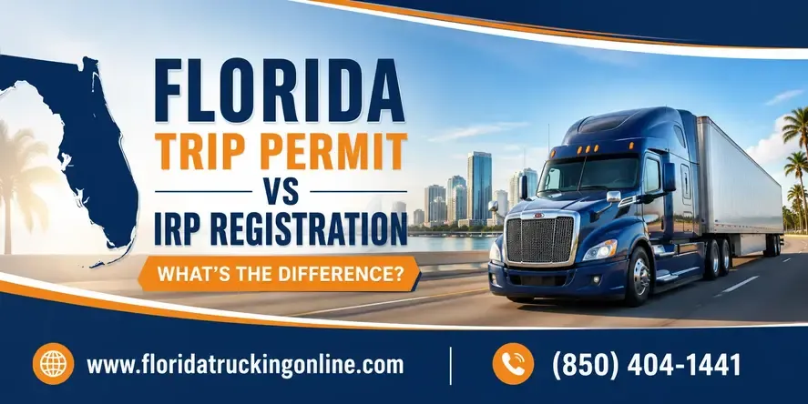 Florida  Trip Permit vs IRP Registration-What's the Difference?