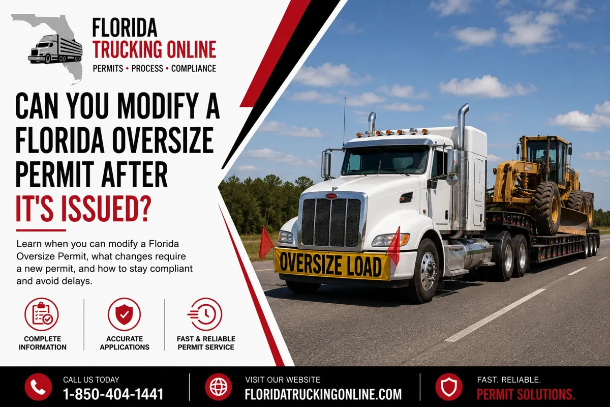 Florida Oversize Permit Changes