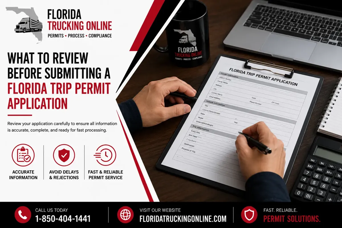 Florida trip permit application