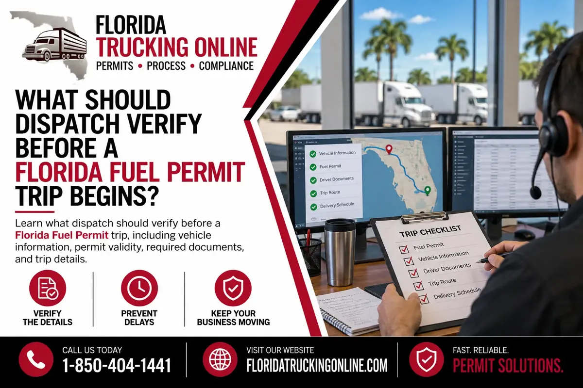 Florida Fuel Permit Dispatch Checklist