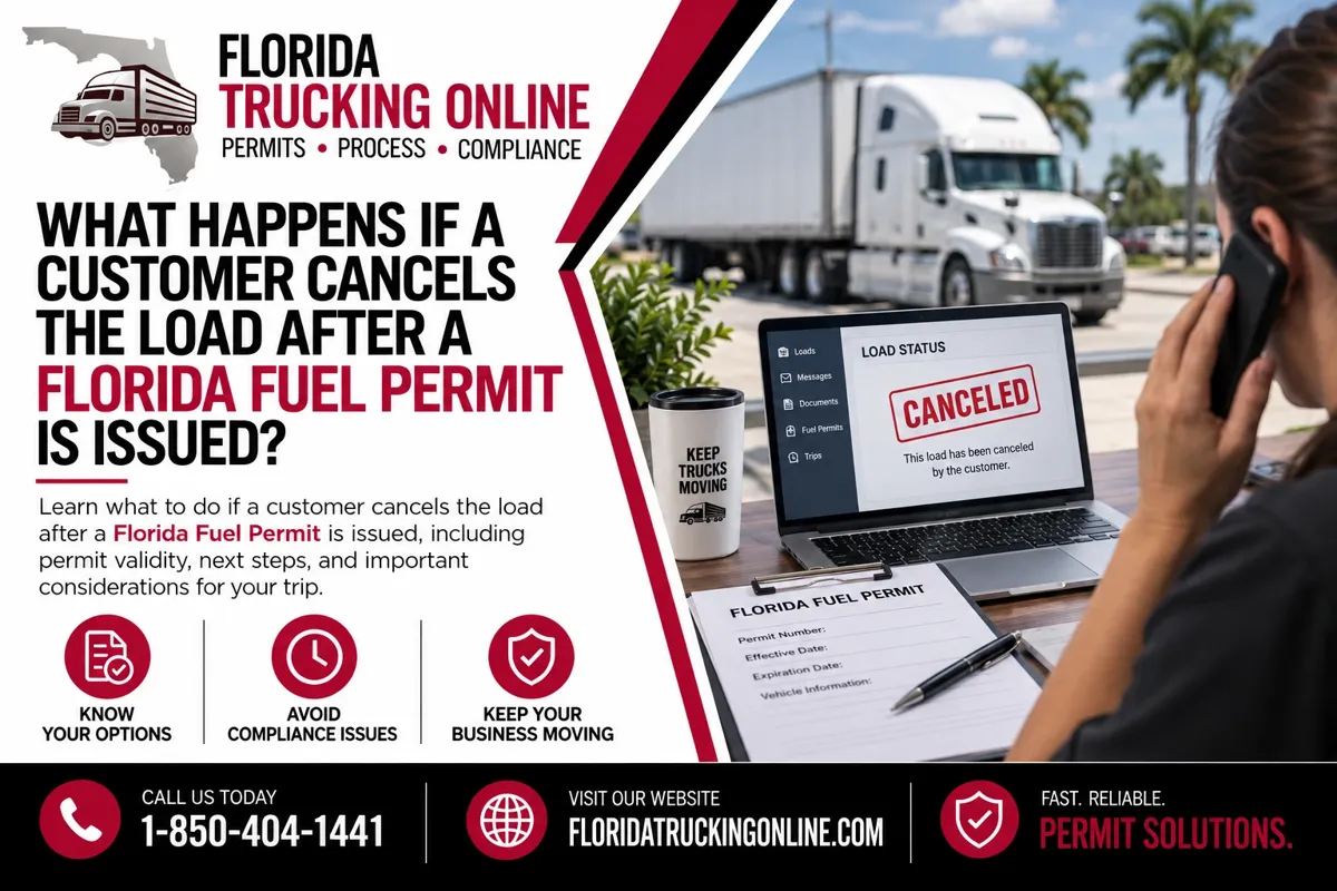 Florida Fuel Permit Load Cancellation