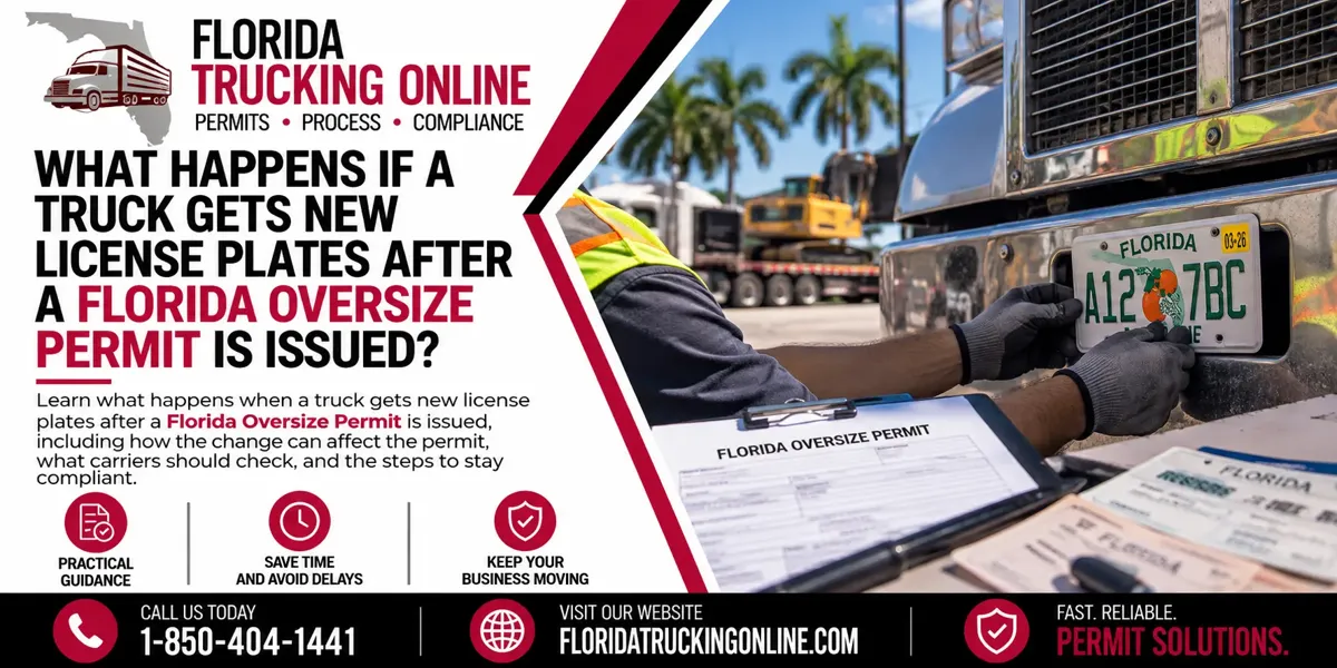 Florida Oversize Permit New Plates