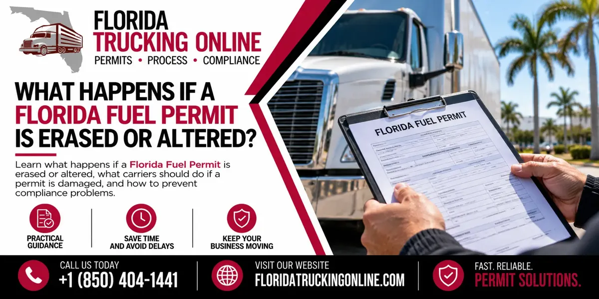 Florida Fuel Permit Alteration Guide