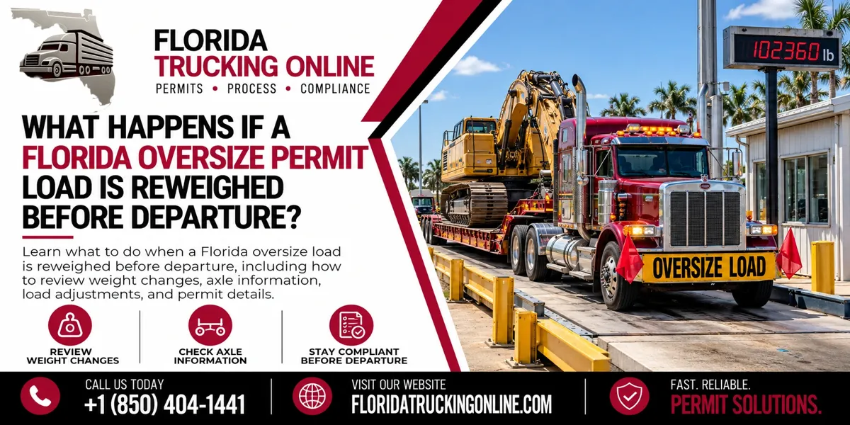 Florida Oversize Permit Reweigh