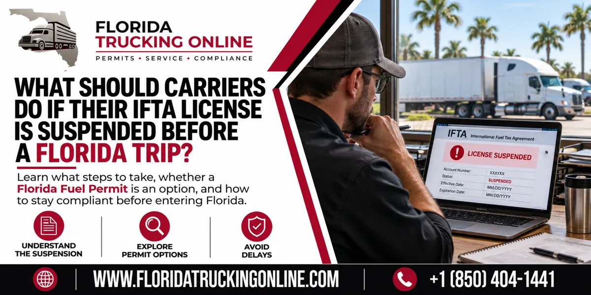 Florida Fuel Permit IFTA Suspension
