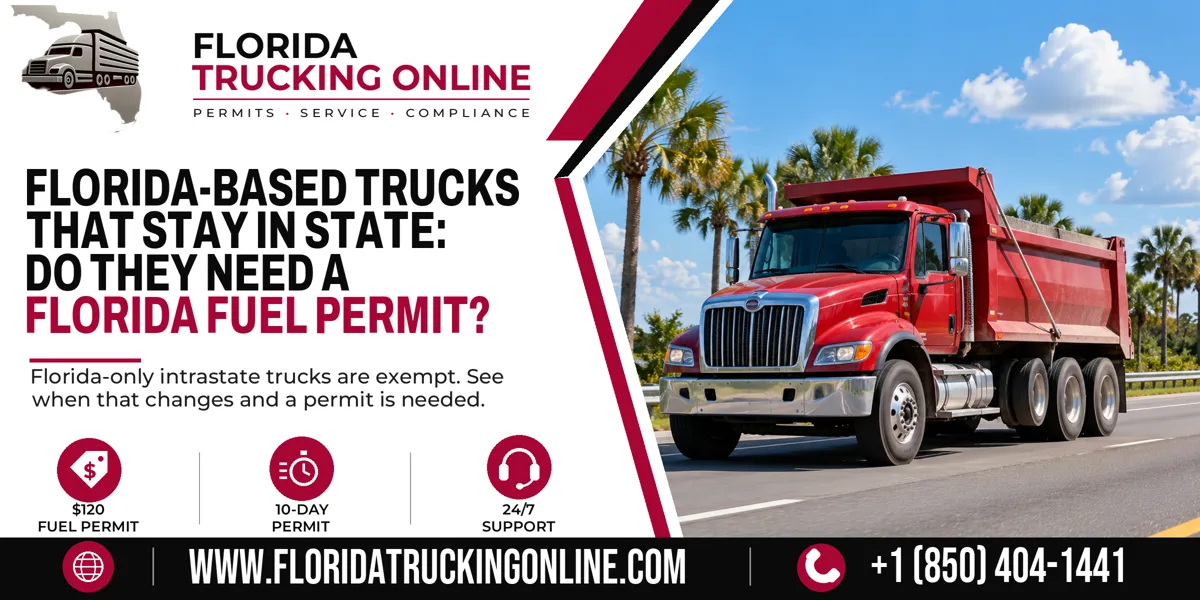 Florida Fuel Permit for a Florida-based truck that only runs inside Florida